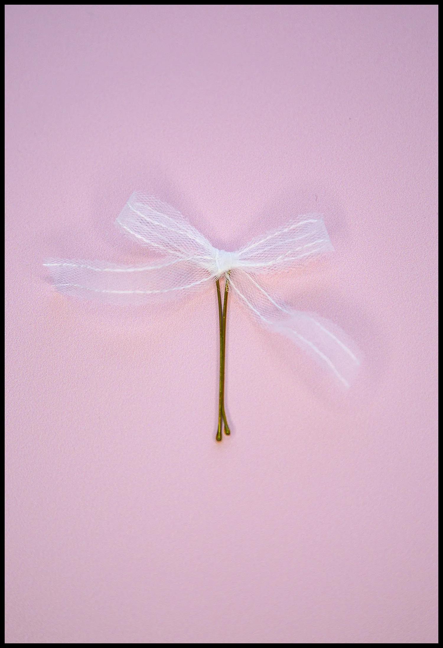 Tulle Bow Bobby Pins - Set of 3