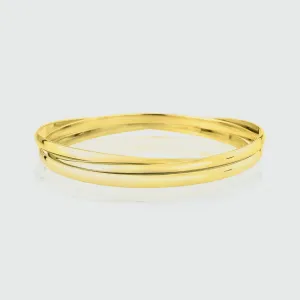 Walton 9ct Yellow Gold Russian Wedding Bangle